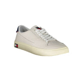 Tênis Tommy Hilfiger Masculino em Couro Branco
